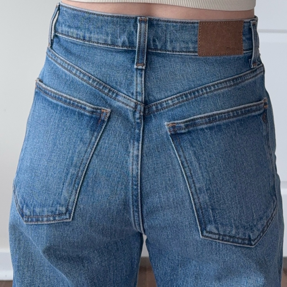 Madewell Blue Straight Leg Jeans
